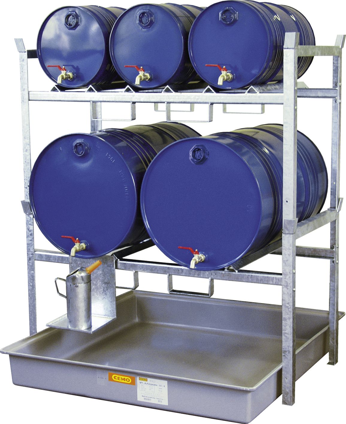 Hordóállvány 5 hordóhoz