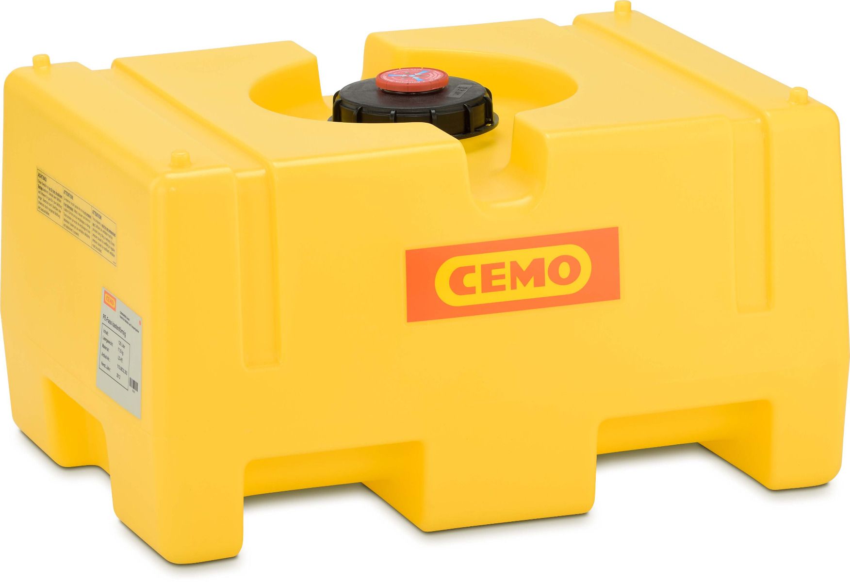 Műanyag tároló, 125 liter, doboz alakú